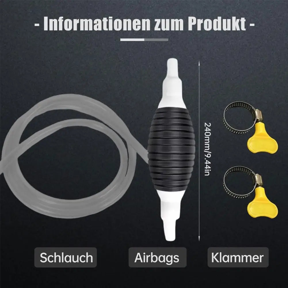 Universal Car Fuel Pump Hand Gas Oil Pump Manual Suction Pipe Pumping For Boat Liquid Petrol Tuning Fuel Gasoline Diesel Pump