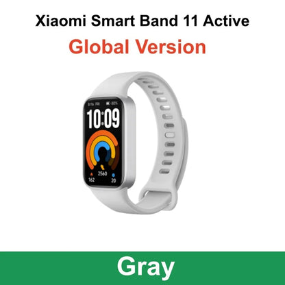 Global Version Xiaomi Smart Band 11 Active Up to 21-day battery life 5ATM Water Resistance Stylish Merallic Finish