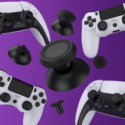 eXtremeRate ThumbsGear V3 Interchangeable Ergonomic Thumbsticks for ps5/EDGE Controller, Replacement Analog Thumb Sticks for ps4
