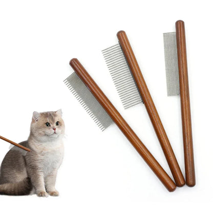 Cat Comb Cat Comb Brush Long Hair Cat Needle Comb Open Knots To Remove Floating Hair Accessories Pet Row Comb - Urbizia