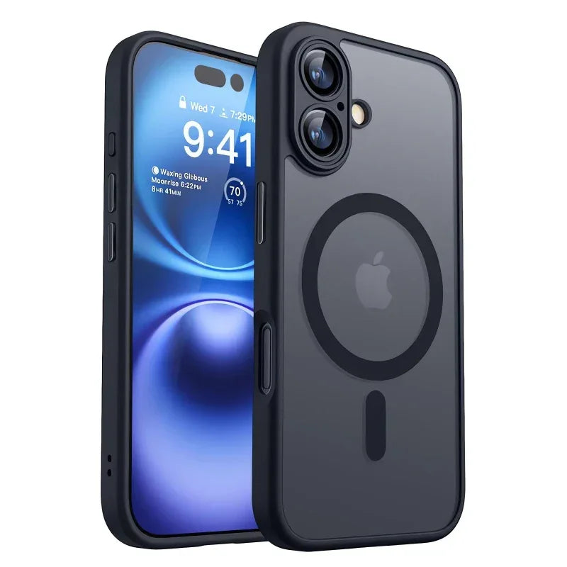 Magnetic Armor Shockproof Case – iPhone 11–17 Series