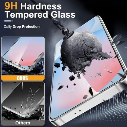 3Pcs Full Cover HD Screen Protector for Samsung Galaxy S26 S25 S24 Ultra S23 S22 S21 Plus S25 S24 S23 FE Easy Installation Glass