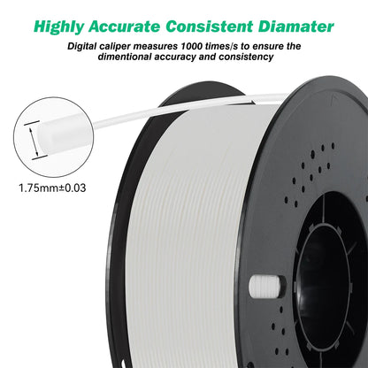 KINGROON 10KG PLA/PETG Filament 1.75mm 3D Printing Plastic Material Accuracy ±0.03mm Fast Shipping Fit Most FDM Printers