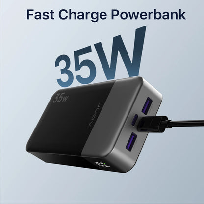 Portable Power Bank 20000mAh, JUOVI 35W Portable Charger, Battery Pack Fast Charging, PD3.0 QC4.0 External Phone Battery Pack