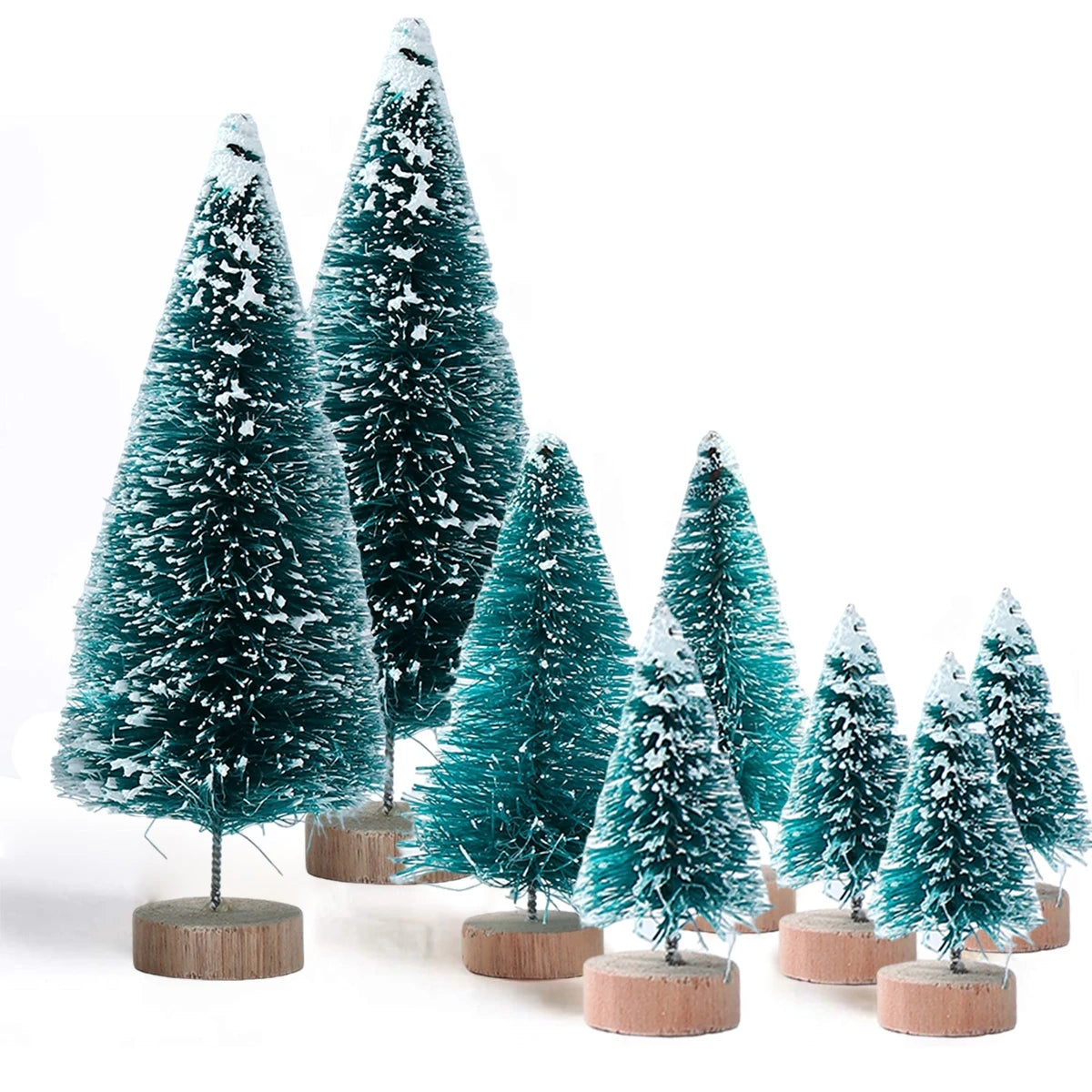 Artificial Mini Wooden Christmas Tree – Tabletop Ornament