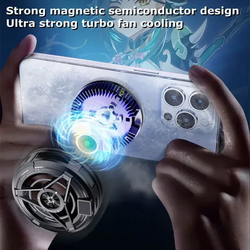 SL17 Magnetic & Clip 2-in-1 Semiconductor Phone Cooler Gaming Fan