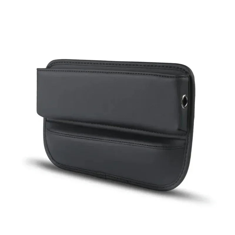 Universal Car Seat Gap Organizer Storage Box Multifunction Leather Crevice Side Storage Pocket Wallet Keys Card with Cup Holder - Urbizia