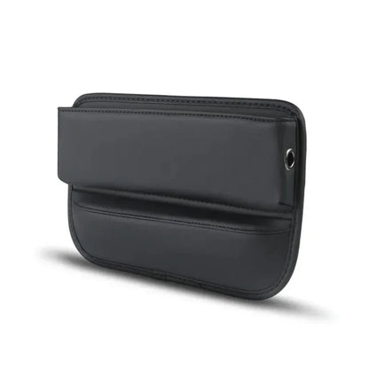 Universal Car Seat Gap Organizer Storage Box Multifunction Leather Crevice Side Storage Pocket Wallet Keys Card with Cup Holder - Urbizia