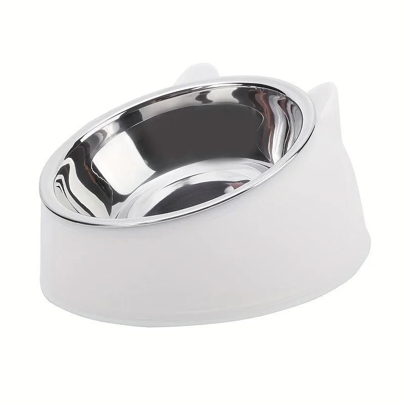 1pc Stainless Steel Food Drinking Feeding Bowls, for Kitten Puppy Cats Dogs Daily Feeding, Durable Non-Slip Pet Feeder Supplies