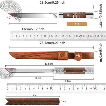 1/2/3 Straight Blade Kitchen Knife Set, Professional Kitchen Fruit Knife, Portable Cutting Knife, High Hardness Japanese Knife