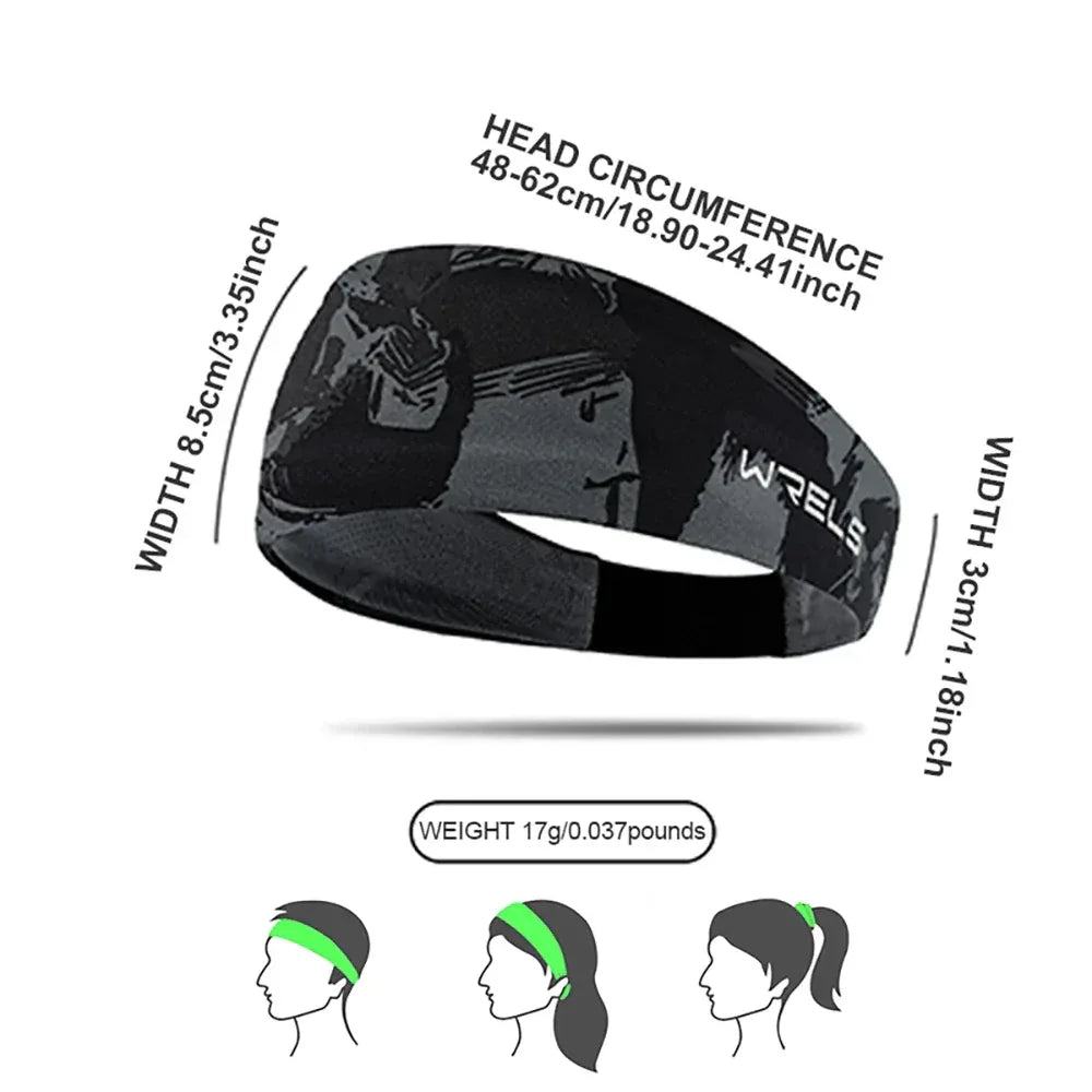 1pc Running Sweat Absorbing Sports Hair Band Yoga Breathable Antiperspirant Band Men's and Women's Basketball Hair Band - Urbizia