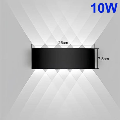 Up and Down LED Wall Lamp – Indoor & Outdoor, Waterproof
