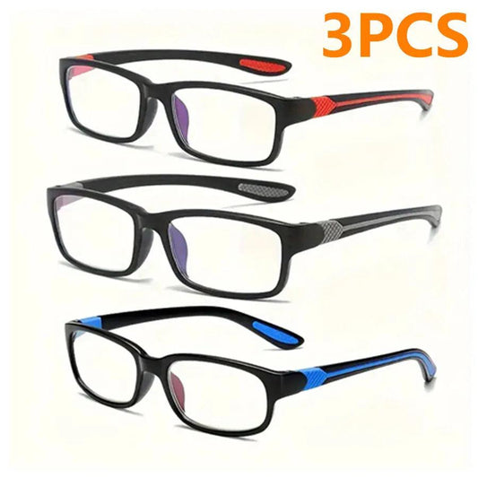Square Sports Reading Glasses for Men & Women