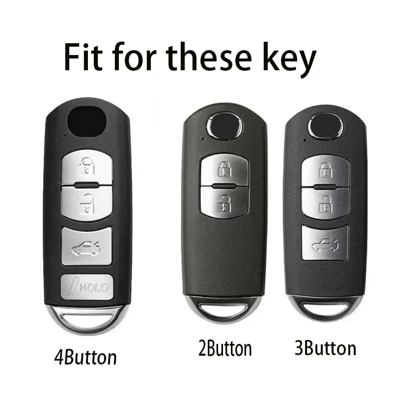 New TPU Car Key Case For Mazda 2 3 6 Demio Atenza Axela CX-5 CX5 CX-3 CX7 CX-9 3 4 CX30 2016 2017 2018 2019 Key Cover 3 4 Button