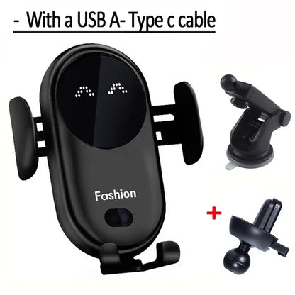 30W Wireless Car Charger Mount – Auto-Clamping Air Vent Holder - Urbizia
