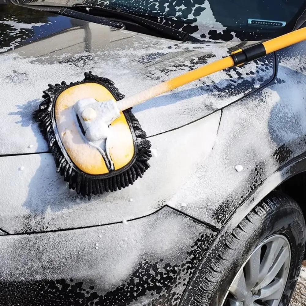 New 27cm Car Wash Mop Head Chenille Removable Mop Replacement Cloth Heavy Duty Reusable Mop Accessories