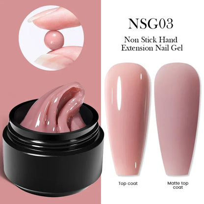 BORN PRETTY 15ml Clear Non Stick Hand Extension Gel 3D Shaping Sculpting Carving Nail Art Solid Hard Gel for Fake Nail