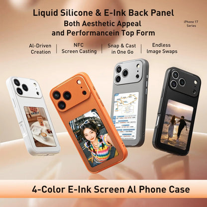E-Ink NFC iPhone Case – Wireless Display, Battery Free