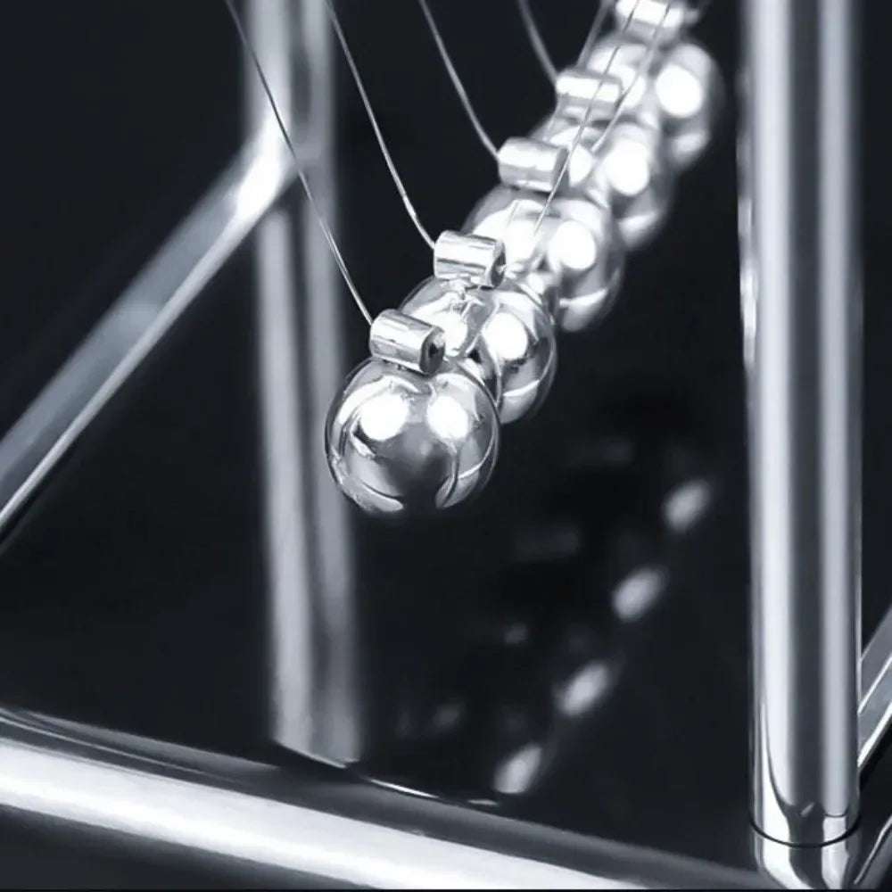 Newton's Cradle Balance Steel Ball Teaching Supplies Physics Science Pendulum Desktop Toys Stress Relief Gifts Home Decoration - Urbizia