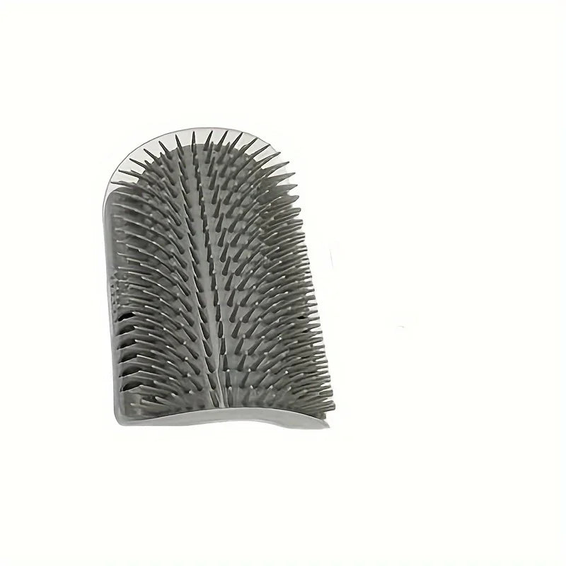Cat Self Groomer with Massage Comb Brush - Perfect for Kitten and Puppy Grooming and Relaxation Wall-Mounted
