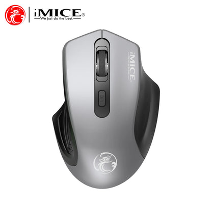 Wireless Silent Mouse 2.4G USB Battery Optical Tracking Computer Mouse Receiver Silent Mouse For Business Office Laptop Ipad Mac