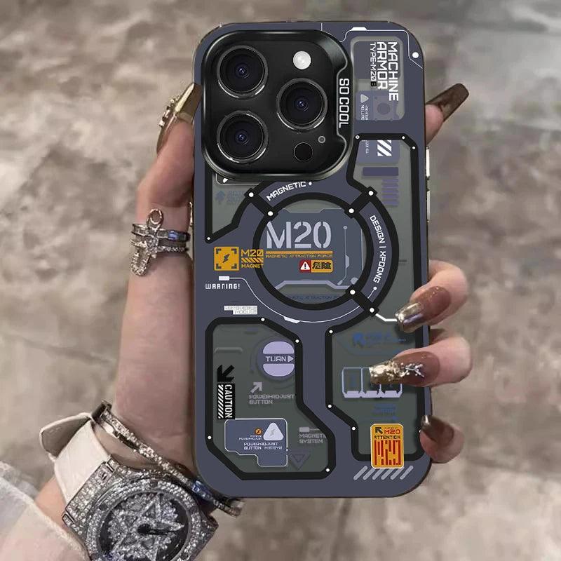 iPhone Luxury Circuit Label Shockproof Bumper Case