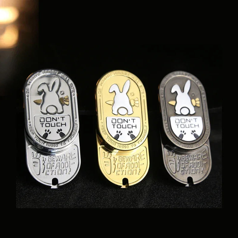 Metal Rabbit Fidget Slider for Stress Relief & Focus