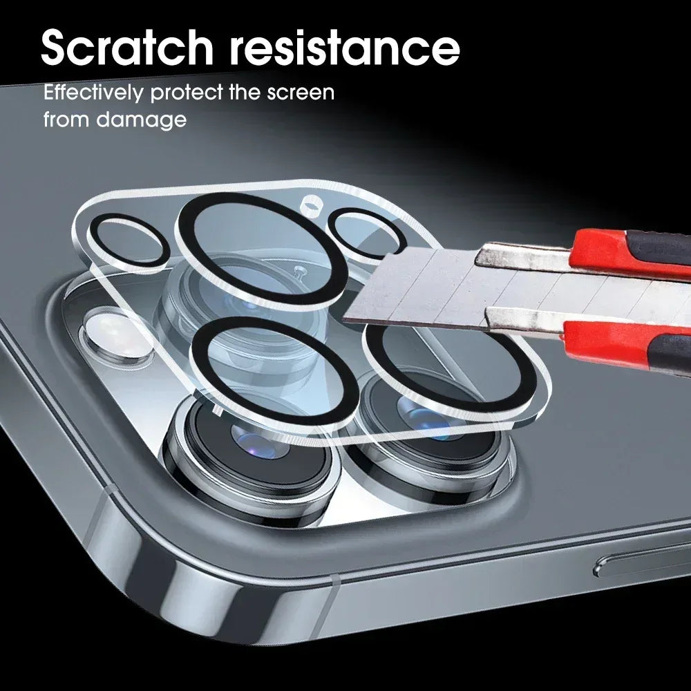 HD Camera Lens Protector for iPhone Tempered Glass