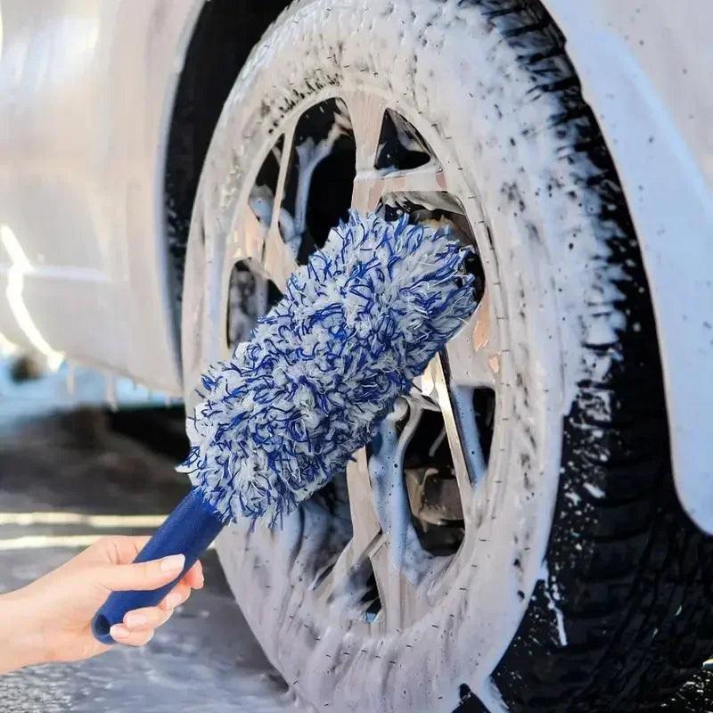 Super Plush Microfiber Car Wheel and Rim Cleaning Brush – 3 Colors