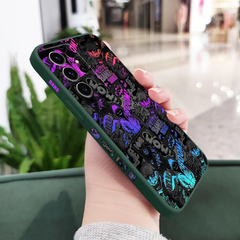 Clown Art TPU Case for Samsung Galaxy S25–S10 Series