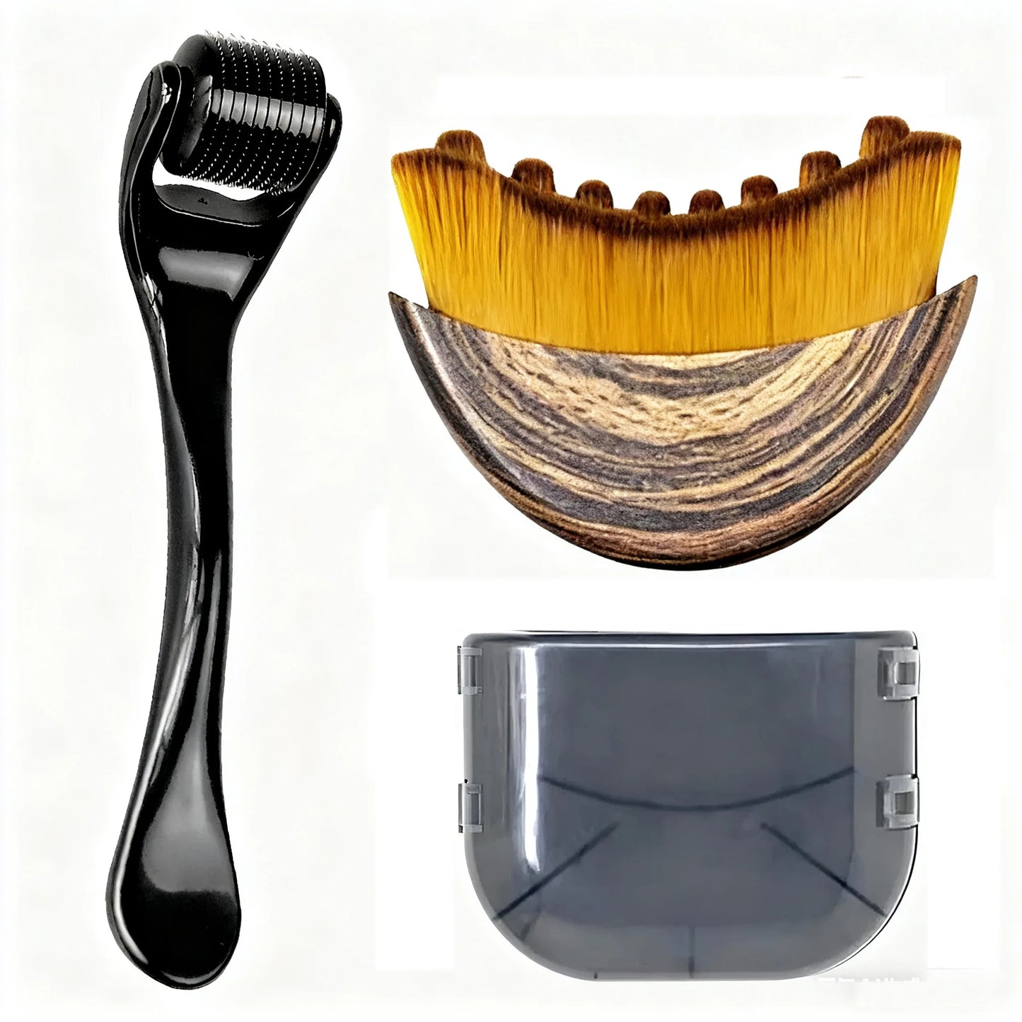 Lymphatic Contour Face Brush & DRS 540 Derma Roller Set