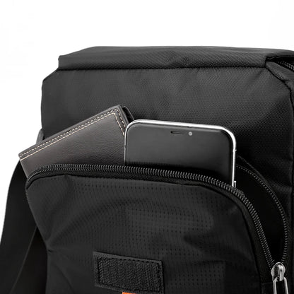 Waterproof Oxford Sling Bag Men Anti-Theft Crossbody Messenger Multi-Pocket Phone Pouch Daily Commute Travel Small Zipper Should