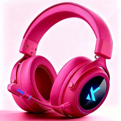 MCHOSE X9 Wireless Headworn Game 7.1 Headset Bluetooth 2.4G Three Mode 53mm Aluminum Foil Polymer Diaphragm eSports Gift Headset - Urbizia