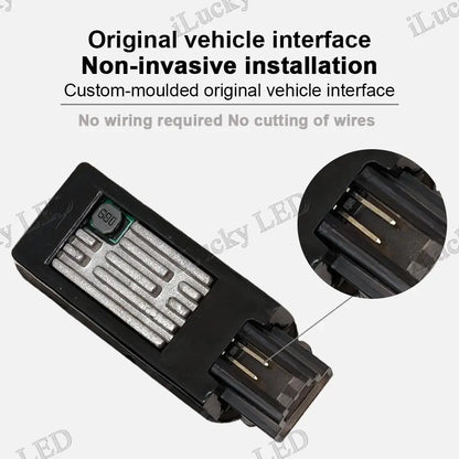 2PCS Car LED high-definition welcome light  for Audi A1 A3 A4 A5 A6 A7 A8 Q3 Q5 Q7 Q8 projection ambient light Car Accessories