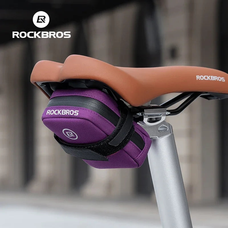 ROCKBROS Cycling Bag 0.35L Mini Portable Bike Tail Bag MTB Mountain Road Bike Tool kit Repair Bag Bicycle Bag Accessories