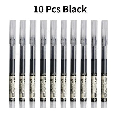 10-Piece Needle Tip Gel Pen Set – Smooth Writing - Urbizia