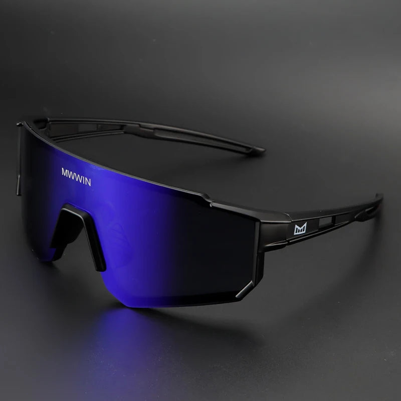 MWWIN Fashion Cycling Glasses Sunglasses for Men UV400 Women Bike Eyewear Road Bicycle Driving Outdoor Sport Marathon Triathlon