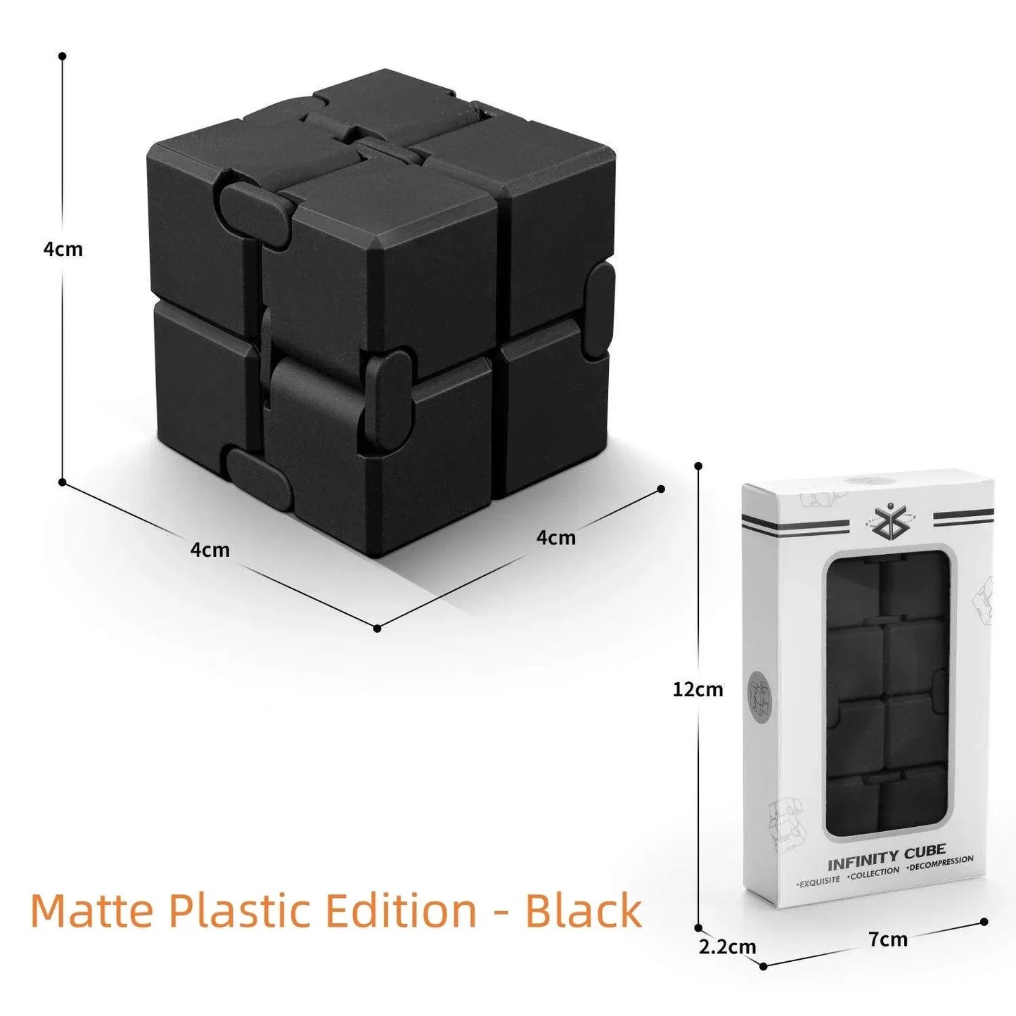 Infinity Cube Fidget Toy for Stress & Focus Relief