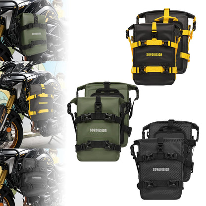 1/2PC Motorcycle Bumper Bag For BMW R1200GS R1250GS ADV For HONDA NC750X CB500X Waterproof Crash Bars Bag Bumper Repair Tool Bag