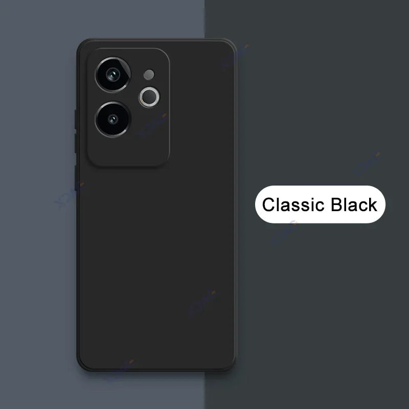 Luxury Dual Layer Cellphone Case for Realme GT6 GT 6 China 5G Full Camera Protection Soft Square Liquid Silicone Cover RealmeGT6