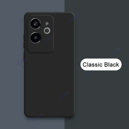 Luxury Dual Layer Cellphone Case for Realme GT6 GT 6 China 5G Full Camera Protection Soft Square Liquid Silicone Cover RealmeGT6