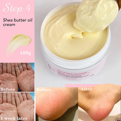 AILKE Whitening And Lightening Cream, For Face and Body, With Shea Butter Oil, Natural Intense Hydrating for Normal to Dry Skin