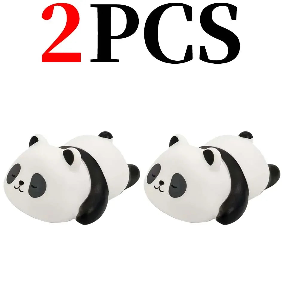 New Panda LED Night Light Living Room Cute Panda Plastic Lamp Bedside Decor Creative Kids Night Light Birthday Gift Decoration - Urbizia