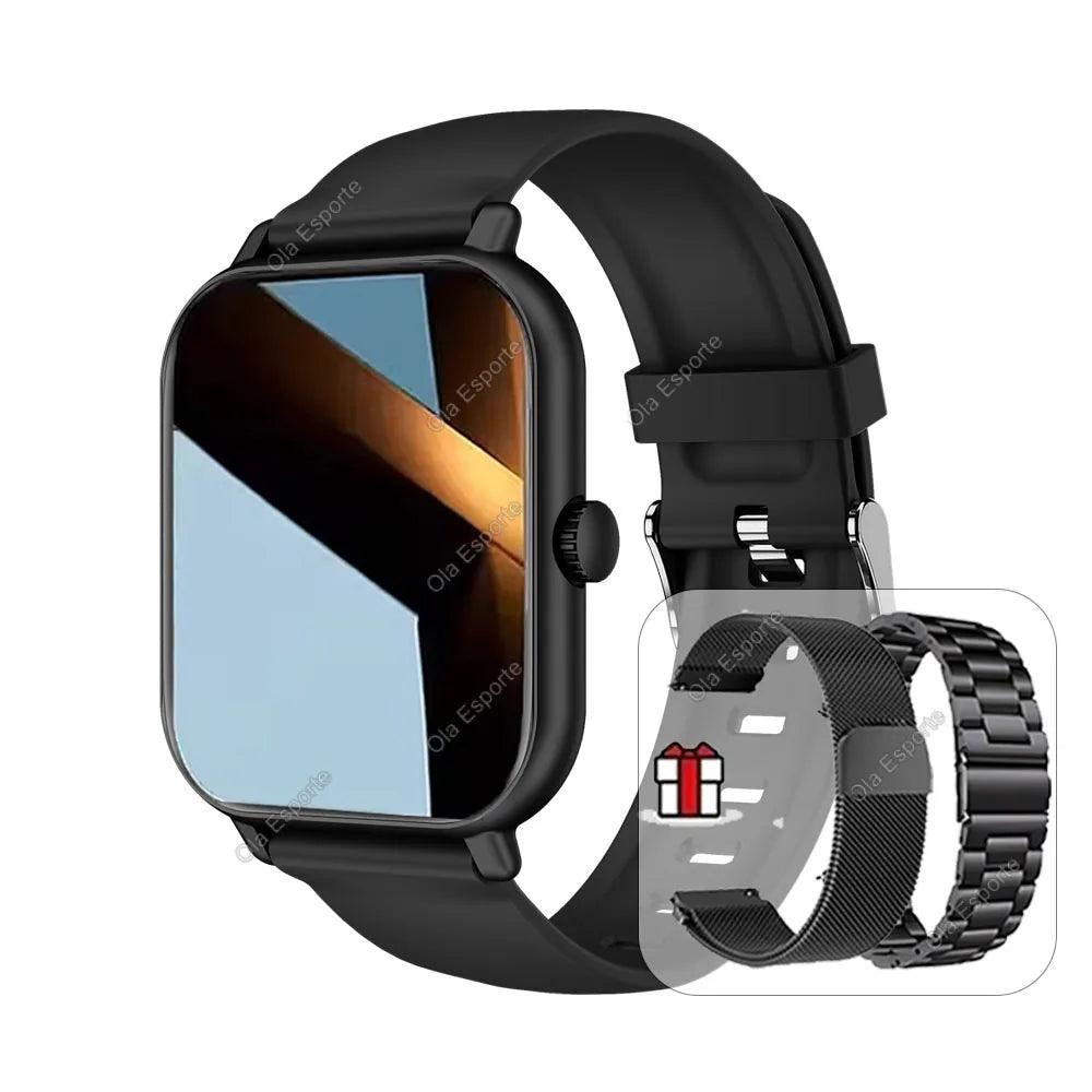 2026 Smart Watch Android IOS Phone 2.01 Inch Color Screen Bluetooth Answer Call Fitness Watches Tracker Smartwatch Women Men New