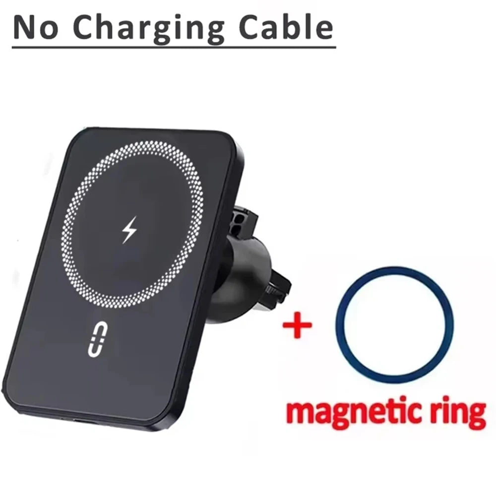 30W Car Air Vent Magnetic GPS Phone Holder Stand Wireless Charger For Magsafe iPhone 16 15 14 13 12 Pro Max Cell Fast Charging