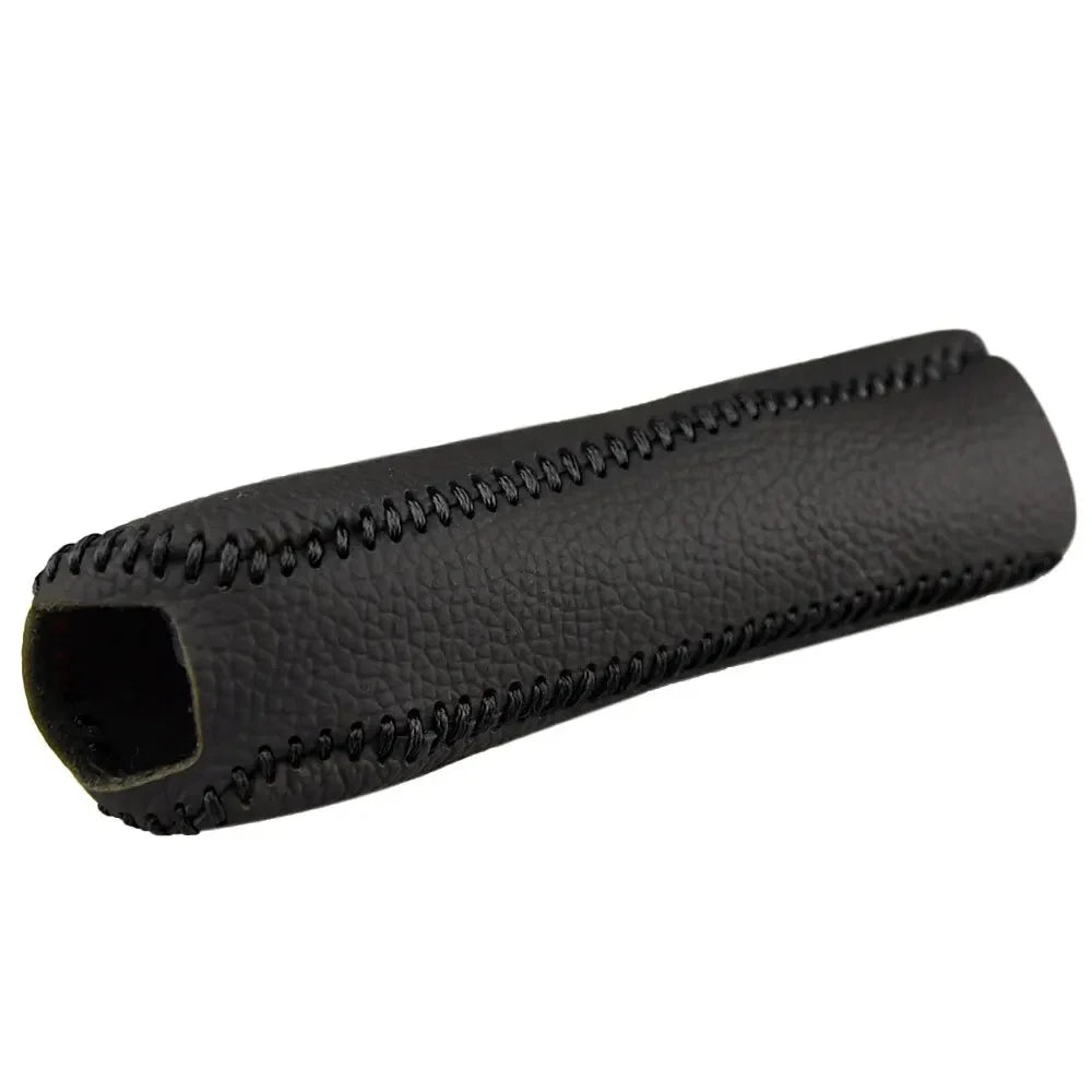 Handbrake Sleeve Genuine Leather Handbrake Grips For Mazda 6 Natural Leather Cover On The Handbrake Car Accessories Interior