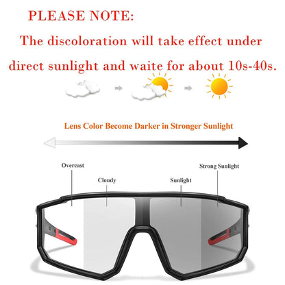 Photochromic Cycling Sunglasses for Men & Women MTB