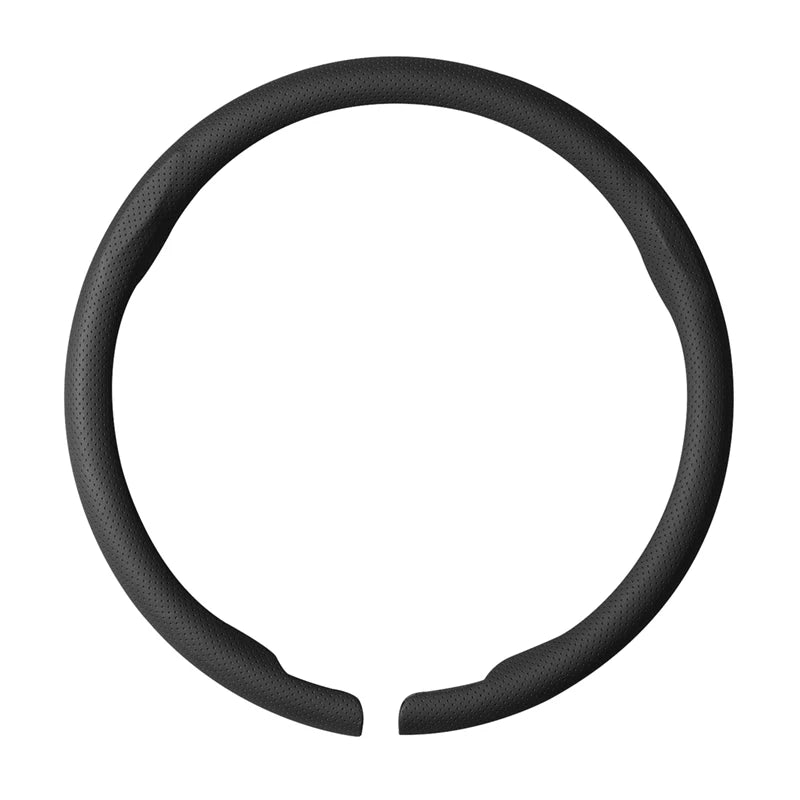 2026 New Ultra-Thin Car Steering Wheel Cover All-Season Universal  Anti-Slip Sweat-Absorbent Suede Nappa Automotive Interior