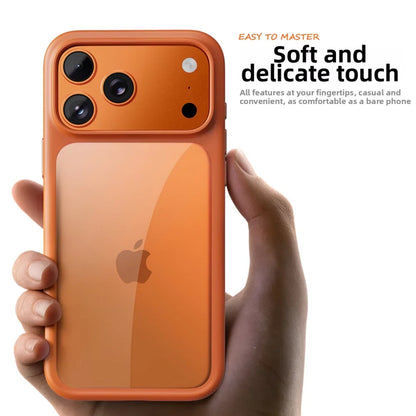 Smart Camera Touch Button Crystal Clear Blackplate Phone Case For iPhone 18 17 Pro Max 18Pro Soft Silicone Edge Shockproof Cover