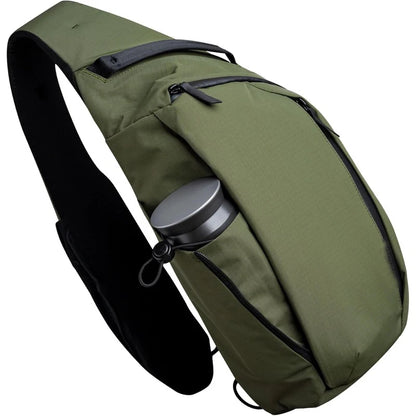 Right Shoulder Chest Bag 7.5L - Crossbody Bag, Sling Backpack - Fits 11' Tablet - Single Shoulder Water Bottle Pocket
